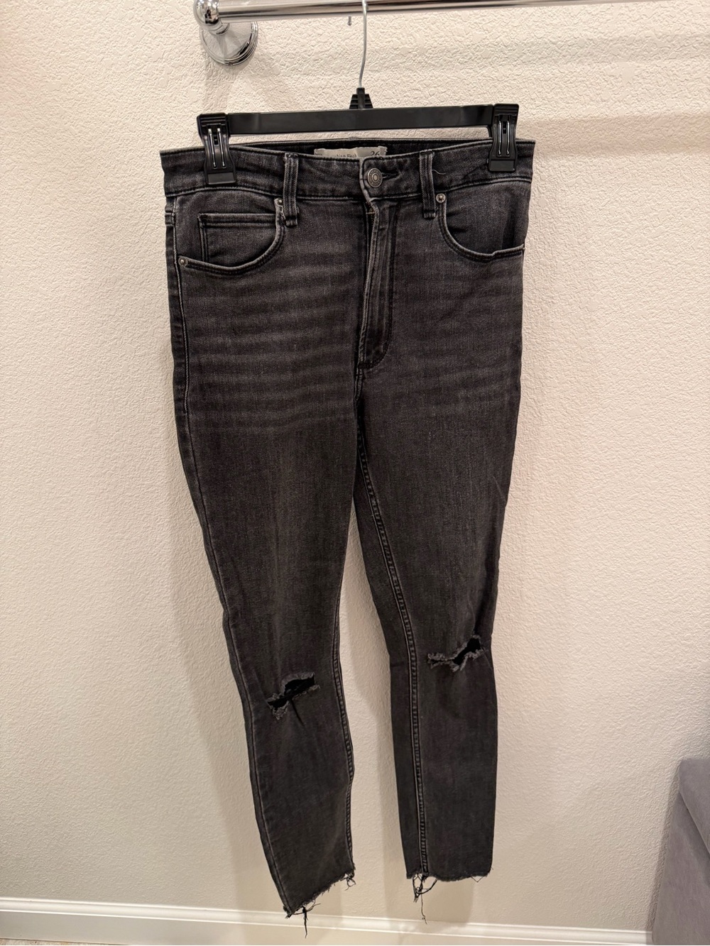 Abercrombie and fitch ankle Jean high rise